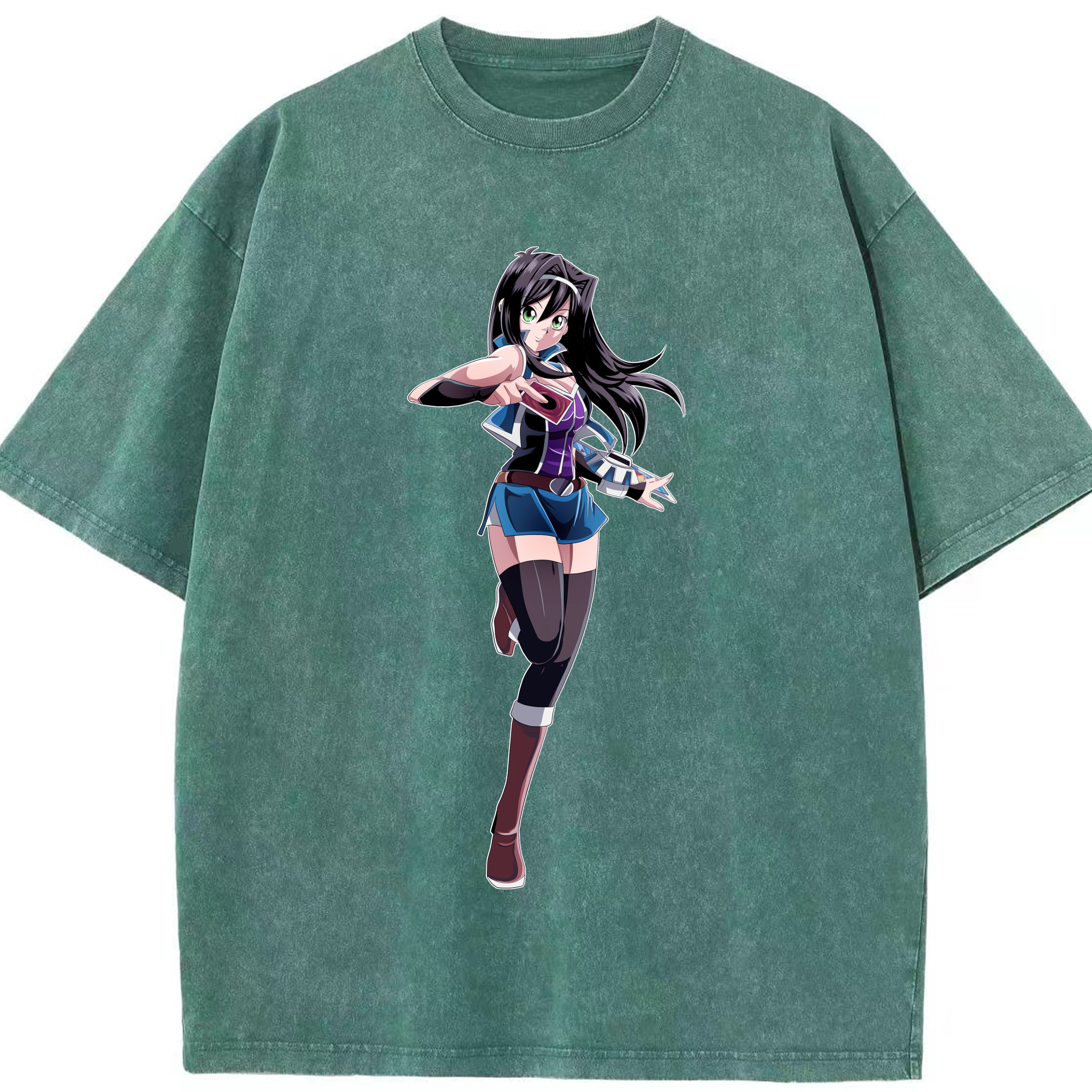 （画像用） 遊☆戯☆王 Yu-Gi-Oh! 綿100% ヴィンテージ風 半袖Tシャツ（フロントプリント）
